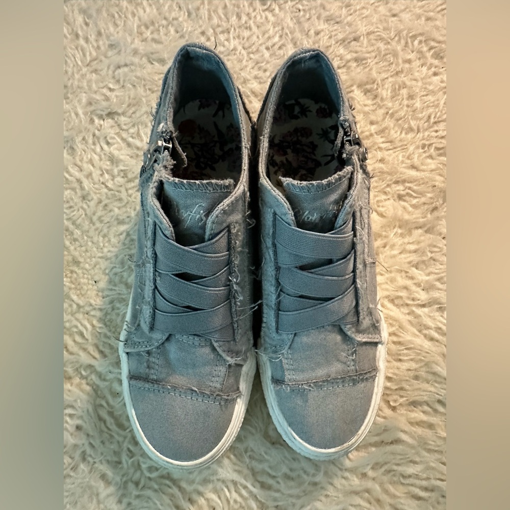 Blowfish blue Gray Sneakers  Casual Comfort